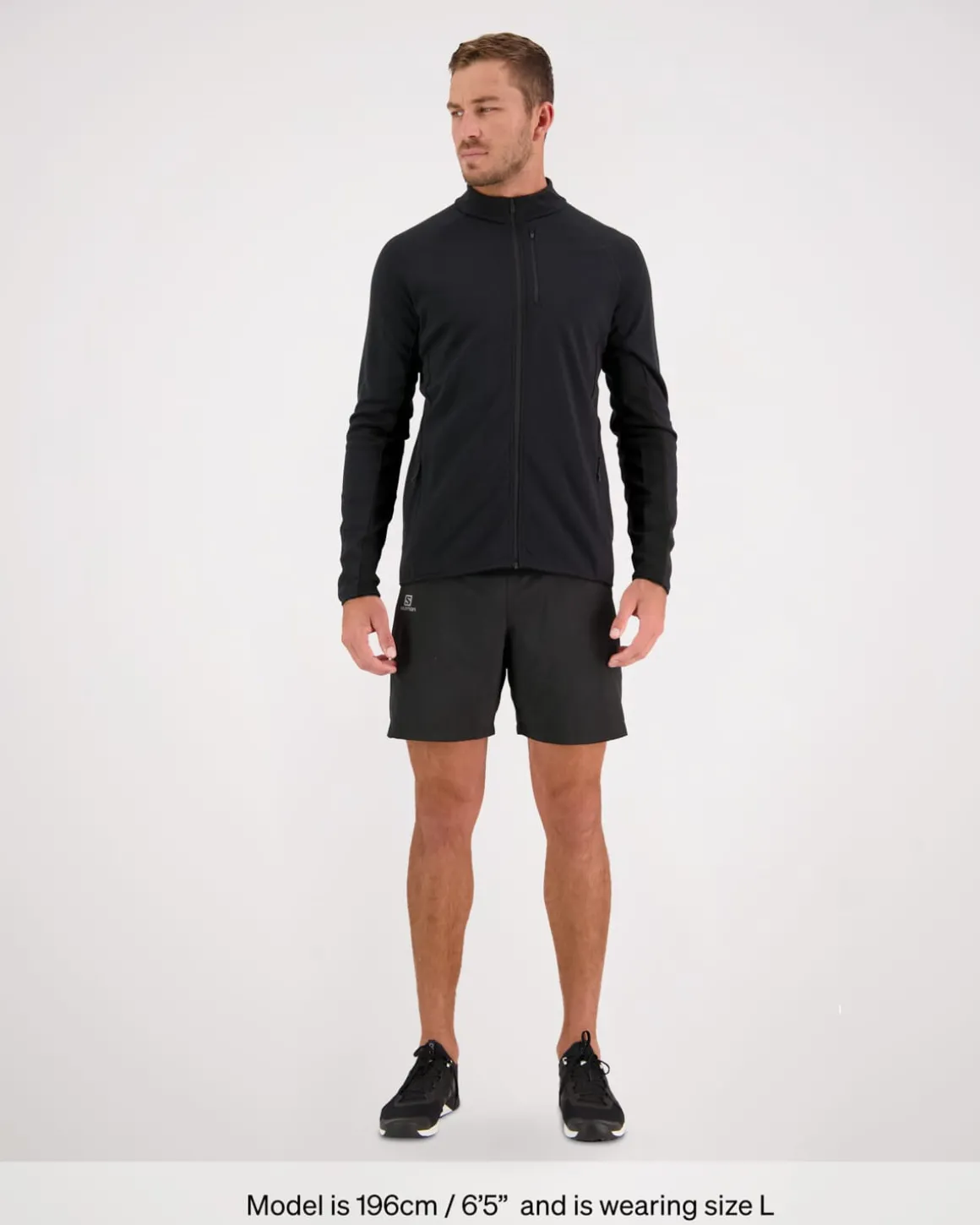 Approach Merino Gridlock Jacket - Black