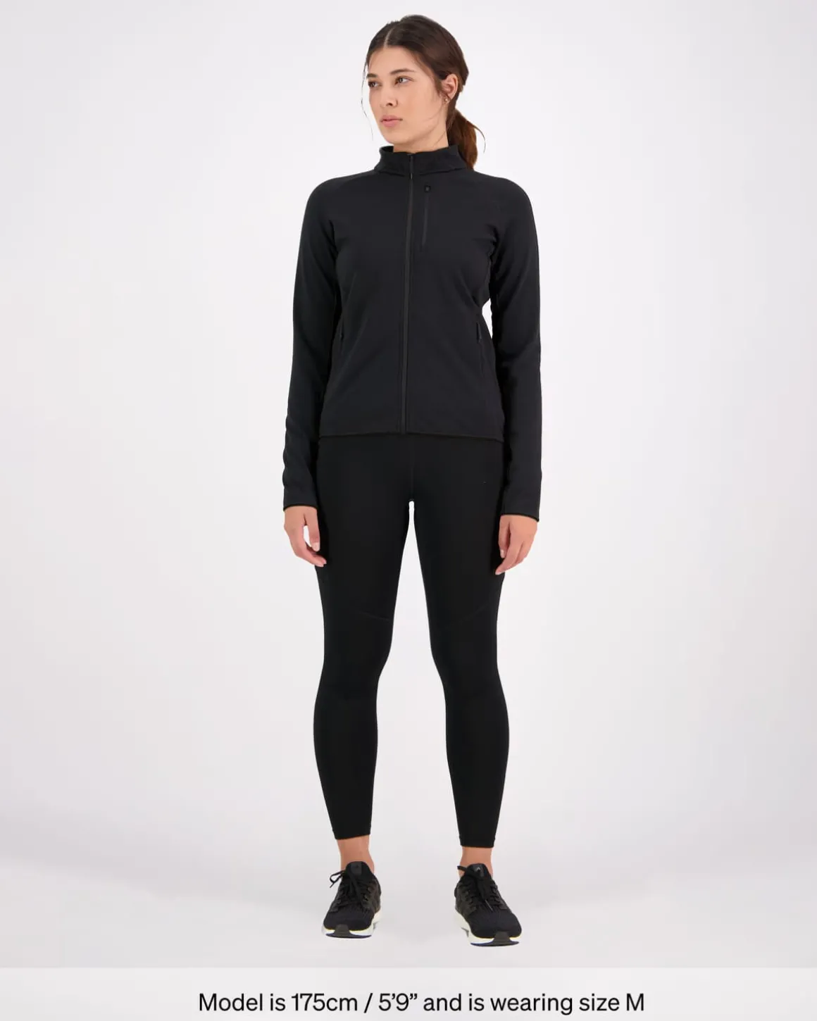 Approach Merino Gridlock Jacket - Black