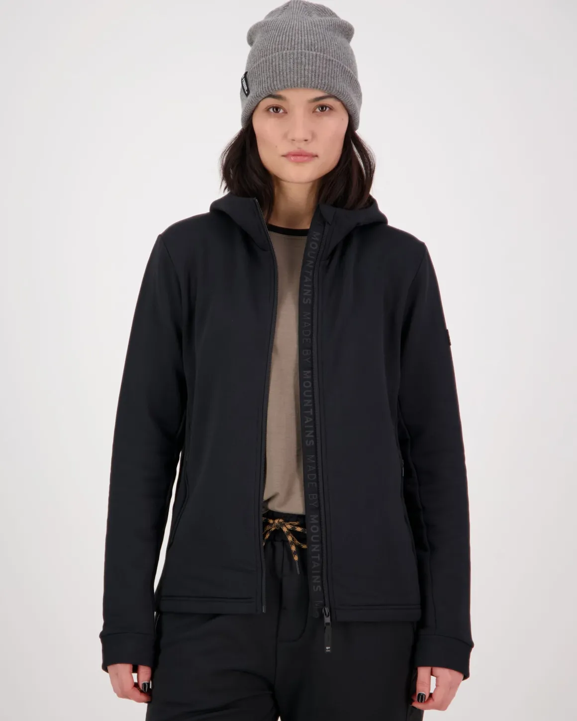 Arcadia Merino Fleece Hoody - Black