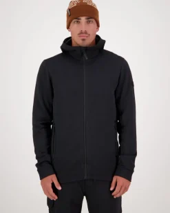 Arcadia Merino Fleece Hoody - Black
