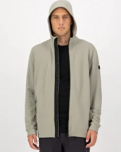 Arcadia Merino Fleece Hoody - Dried Sage