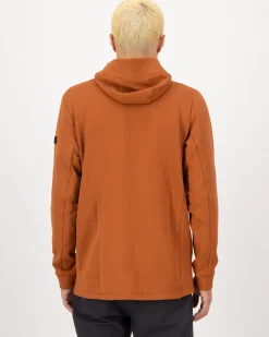 Arcadia Merino Fleece Hoody - Ginger