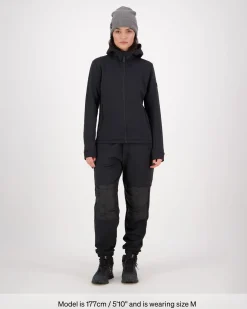 Arcadia Merino Fleece Hoody - Black