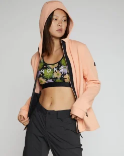 Arcadia Merino Fleece Hoody - Melon