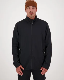 Arcadia Merino Fleece Jacket - Black