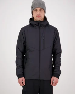 Arete Merino Insulated Hooded Jacket - Black