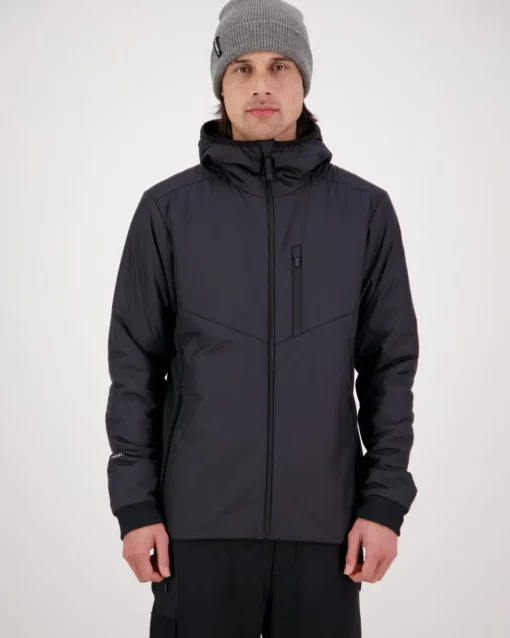 Arete Merino Insulated Hooded Jacket - Black