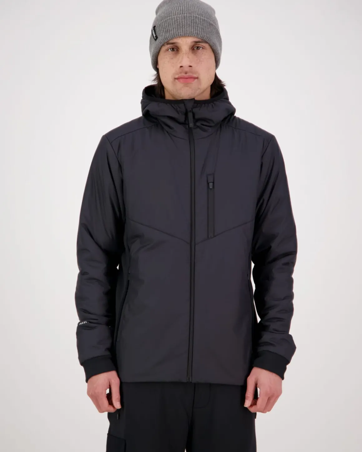 Arete Merino Insulated Hooded Jacket - Black