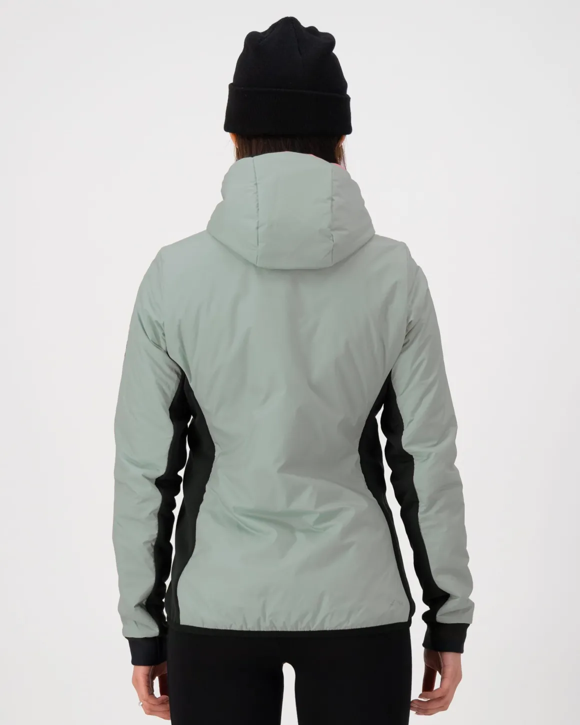 Arete Merino Insulated Hooded Jacket - Eucalyptus