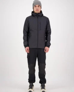 Arete Merino Insulated Hooded Jacket - Black