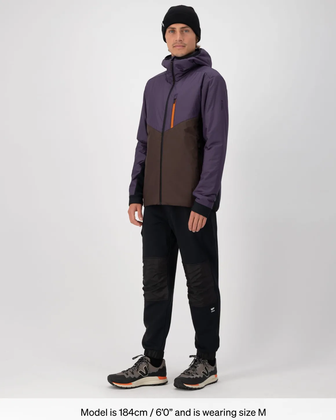 Arete Merino Insulated Hooded Jacket - Indigo / Cedar
