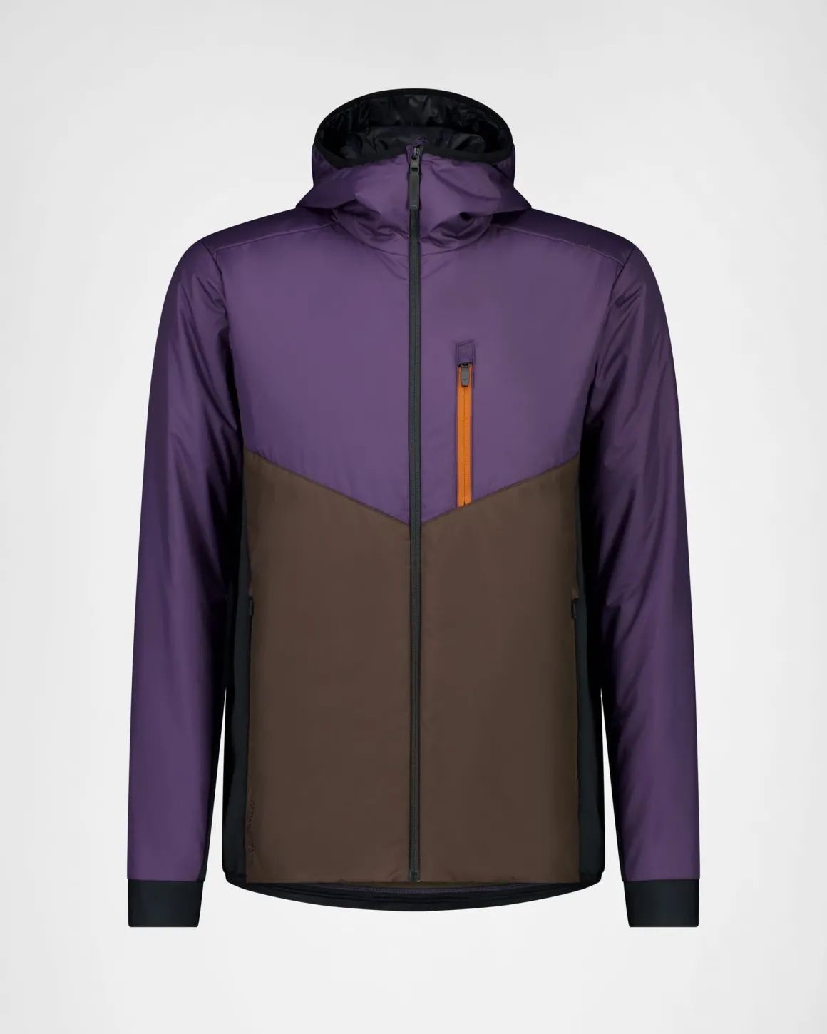 Arete Merino Insulated Hooded Jacket - Indigo / Cedar