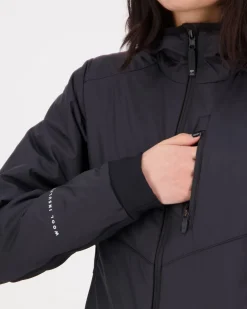 Arete Merino Insulated Hooded Jacket - Black