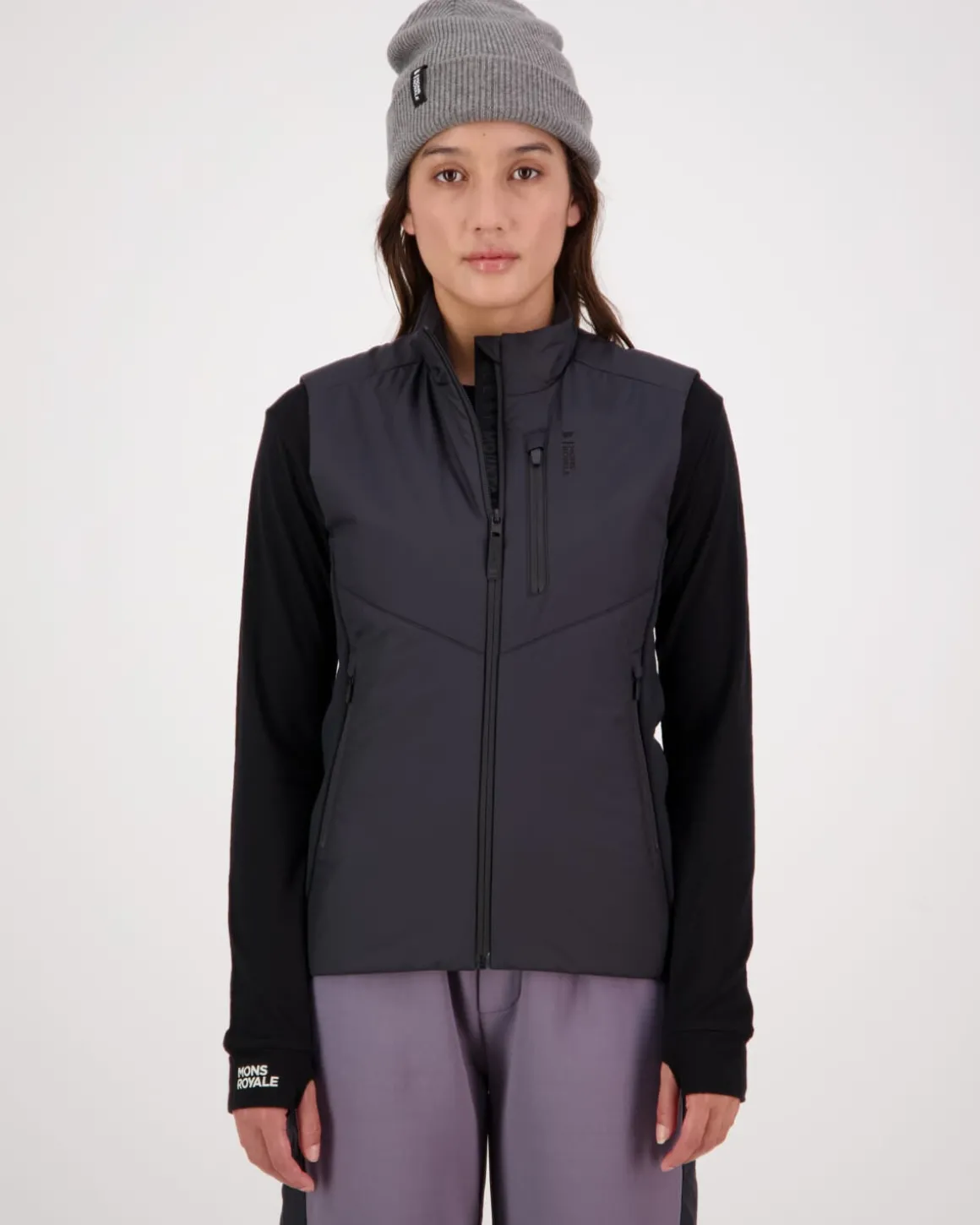 Arete Merino Insulated Vest - Black