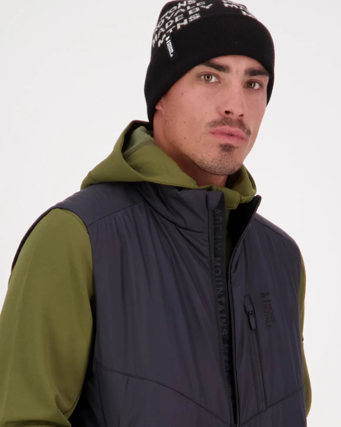 Arete Merino Insulated Vest - Black
