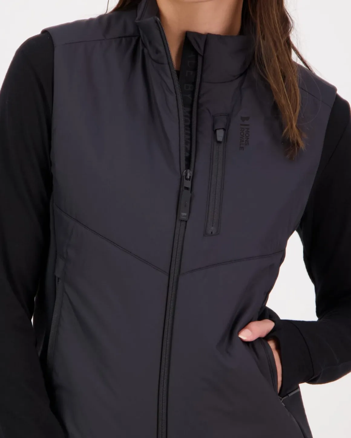 Arete Merino Insulated Vest - Black