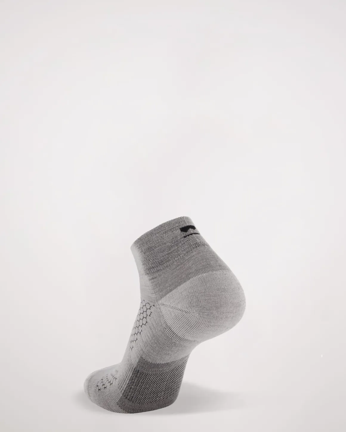 Atlas Merino Ankle Sock - Grey Marl
