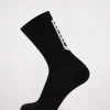 Atlas Merino Crew Sock - Black