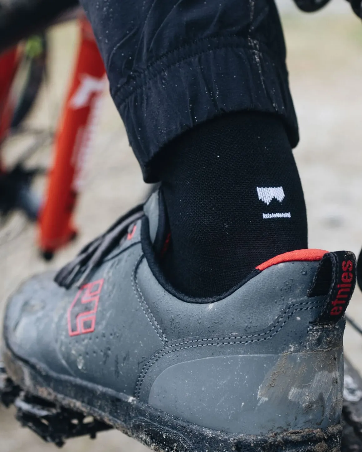 Atlas Merino Crew Sock - Black