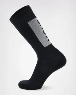 Atlas Merino Snow Sock - Black