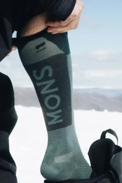 Atlas Merino Snow Sock - Burnt Sage