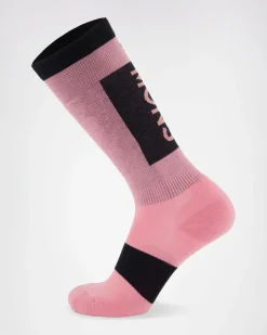 Atlas Merino Snow Sock - Dusty Pink