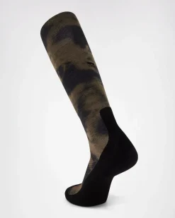 Atlas Merino Snow Sock - Olive Tie Dye