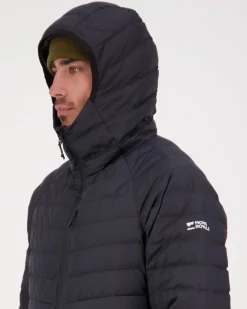 Atmos Wool x Down Insulated Hood - Black