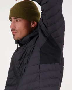 Atmos Wool x Down Insulated Hood - Black