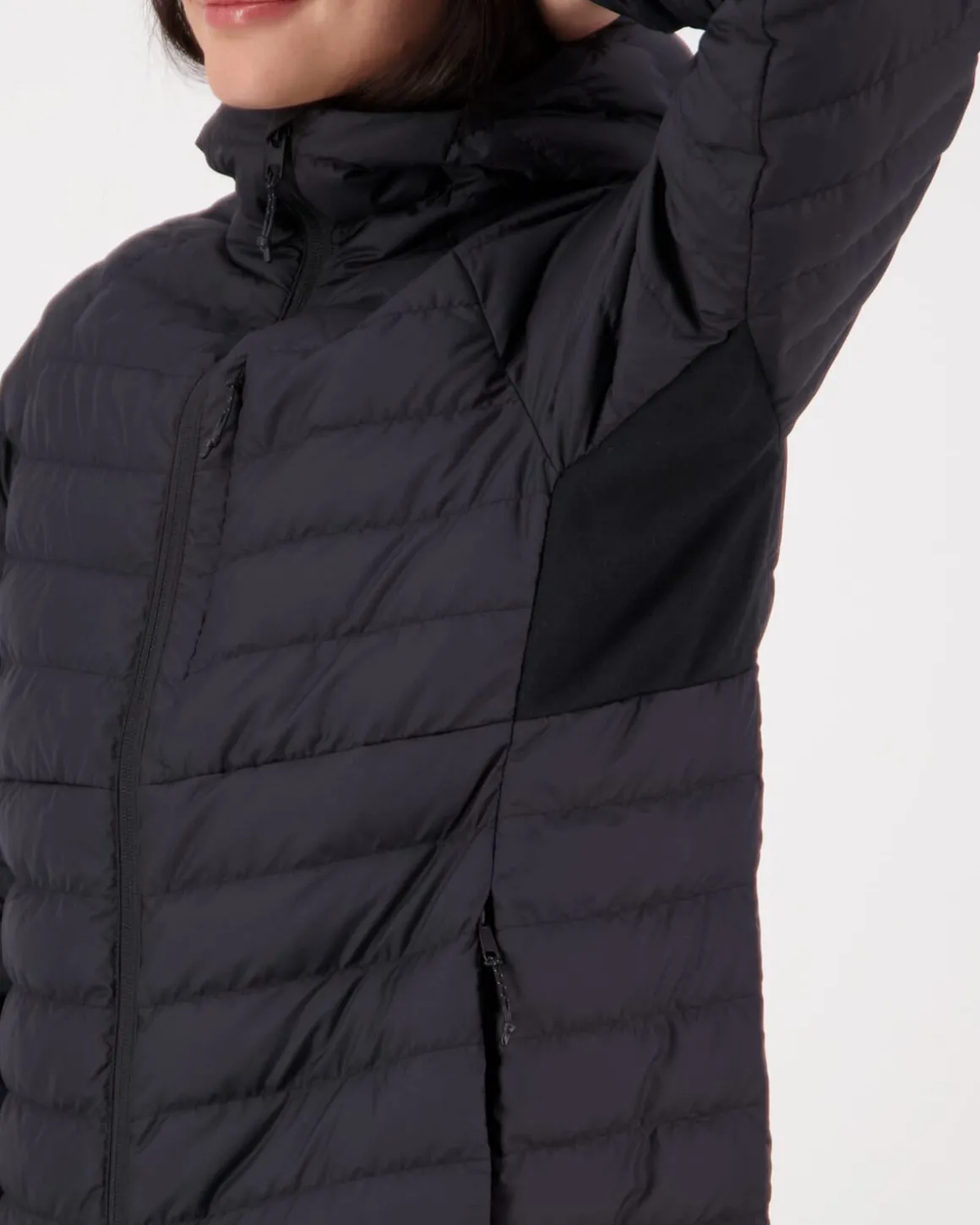 Atmos Wool x Down Insulated Hood - Black