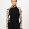 Bella Merino Long Sleeve Hood - Rad Things / Black