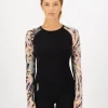 Bella Merino Long Sleeve - Rad Things / Black