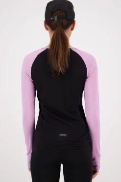 Bella Merino Long Sleeve - Orchid Black