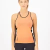 Bella Merino Tank - Punch / Black