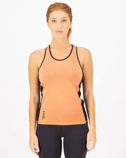 Bella Merino Tank - Punch / Black