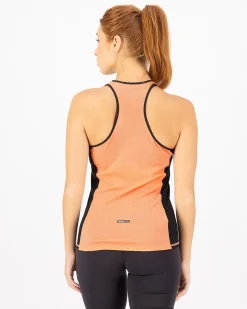 Bella Merino Tank - Punch / Black