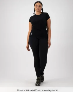Bella Merino T-Shirt - Black