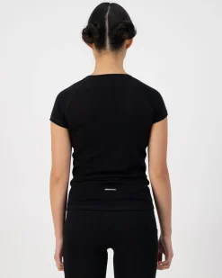 Bella Merino T-Shirt - Black