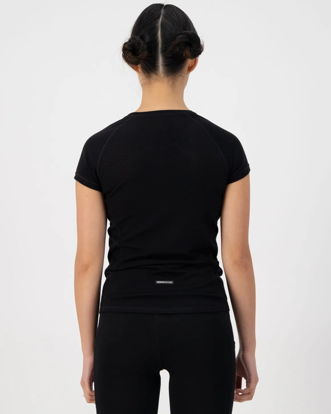 Bella Merino T-Shirt - Black