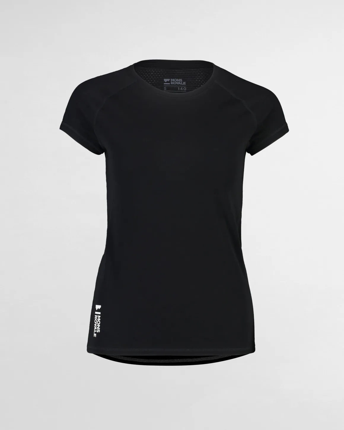 Bella Merino T-Shirt - Black