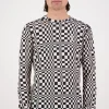 Cascade Merino Base Layer Long Sleeve - Checkers