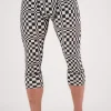 Cascade Merino Base Layer 3/4 Legging - Checkers