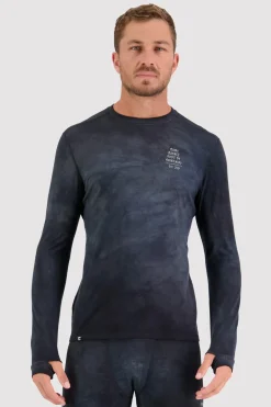 Cascade Merino Base Layer Long Sleeve - Storm Wash
