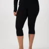 Cascade Merino Base Layer 3/4 Legging - Black