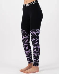 Cascade Merino Base Layer Legging - Signal Lost Lupin