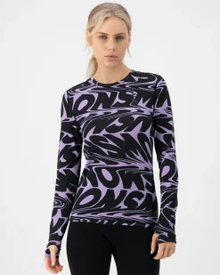 Cascade Merino Base Layer Long Sleeve - Signal Lost Lupin