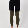 Cascade Merino Base Layer Legging - Dark Olive