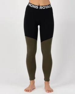 Cascade Merino Base Layer Legging - Dark Olive
