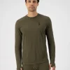 Cascade Merino Base Layer Long Sleeve - Dark Olive