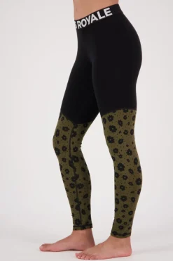 Cascade Merino Base Layer Legging - Aoraki Lily